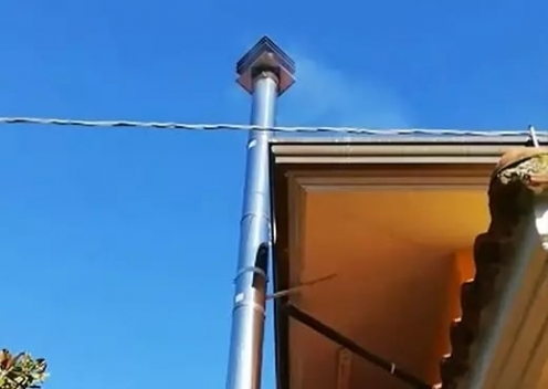 Problema de humo en chimenea con tiro curvo u horizontal